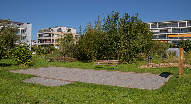 Buvette und Pétanque